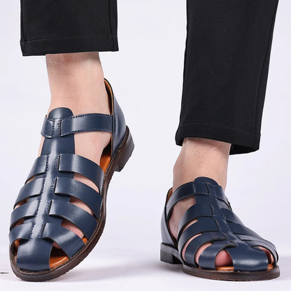 Summer New Roman Sandals Plus Size Casual Fashion Outdoor Beach Shoes Lightweight Non Slip Breathable Big Size Footwear For Men